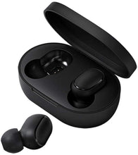 Load image into Gallery viewer, Xiaomi TWSEJ04LS Redmi Airdots Earphones, Bluetooth, Sweatproof, True Wireless Earbuds, Global Version - Black, Small
